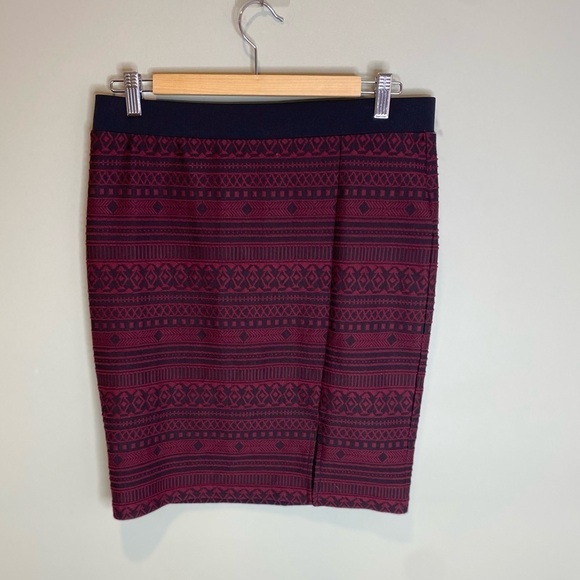 Sanctuary NWT Black & Red Pattern Mini Skirt Size XL - Picture 1 of 8